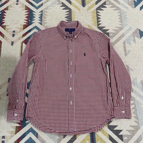 Boys Ralph Lauren long sleeve Polo M 10-12 - Picture 5 of 6
